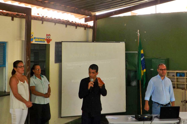 Pe. Eutrópio, pela Pastoral da Educação, participou da abertura do ano letivo em Brumado e da Jornada Pedagógica de Malhada de Pedras.